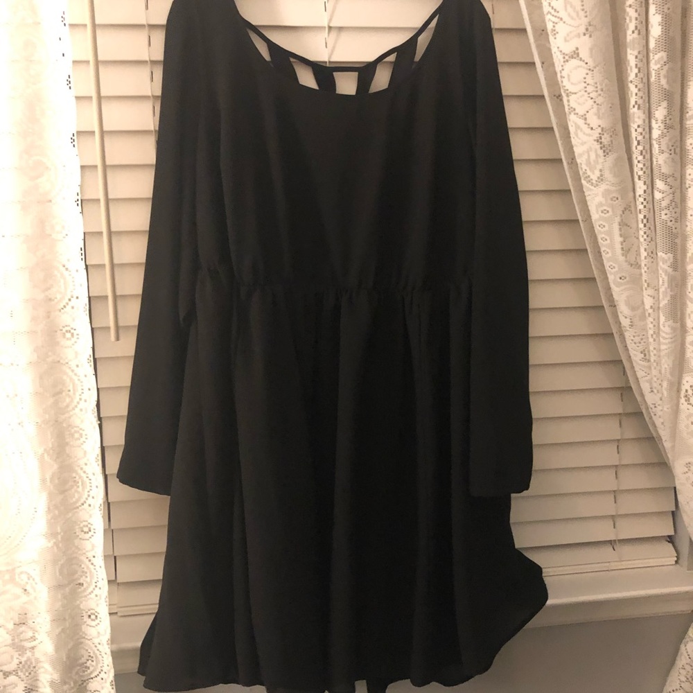 Long sleeve shirt black dress from torrid size 2